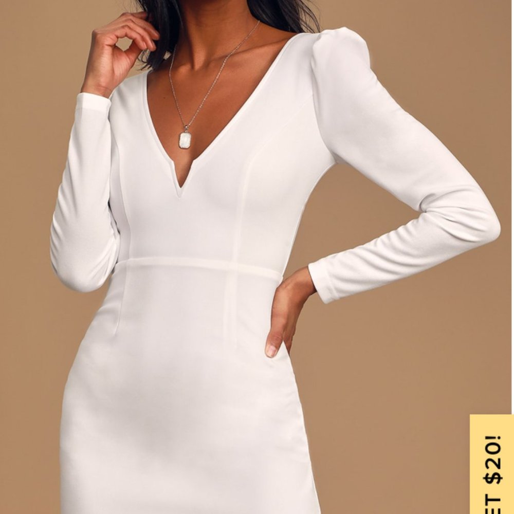 White Lulus Dress